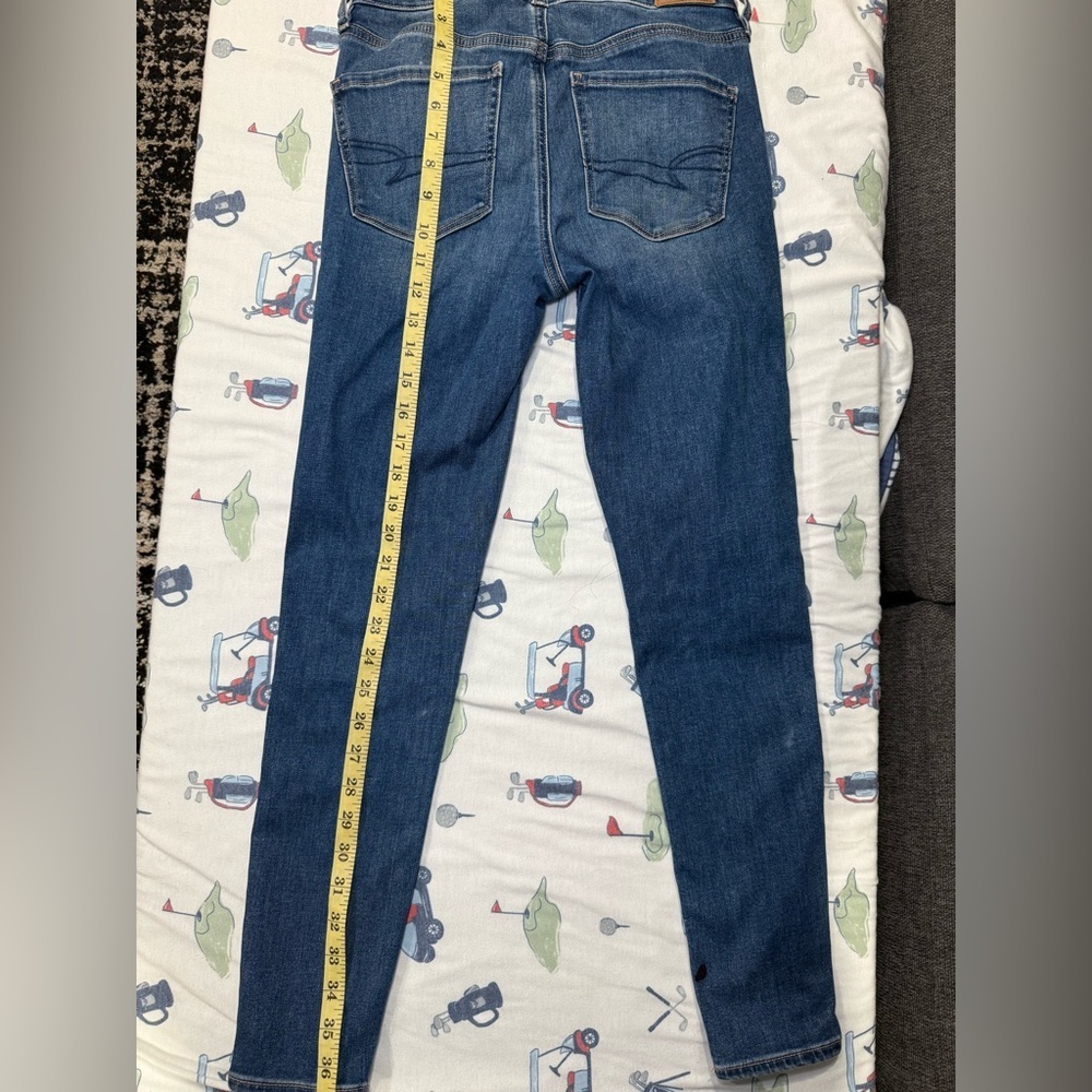 American Eagle Outfitters Blue Skinny Jeans - Picture 4 of 9